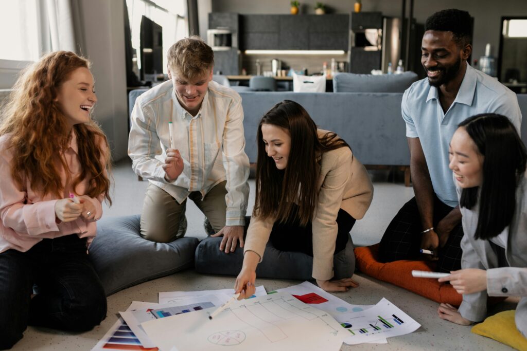 People in the middle of planning.